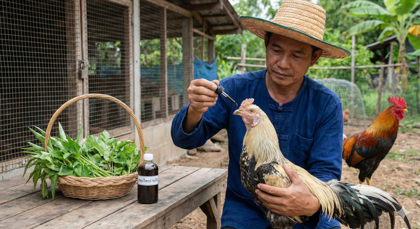 ไก่หน้าซีด 2 รักษาไก่หน้าซีด