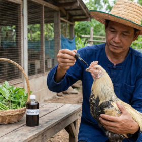 รักษาไก่หน้าซีด