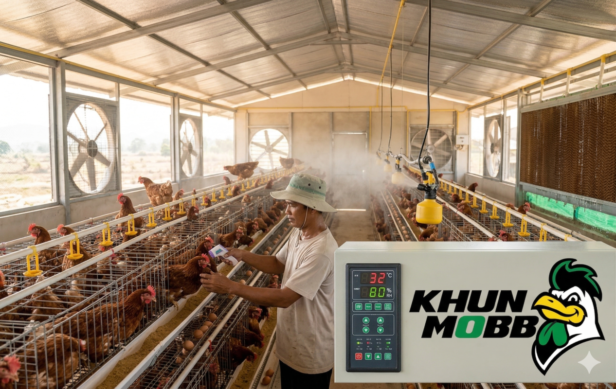 เลี้ยงไก่ไข่หน้าร้อน 1 เลี้ยงไก่ไข่หน้าร้อน