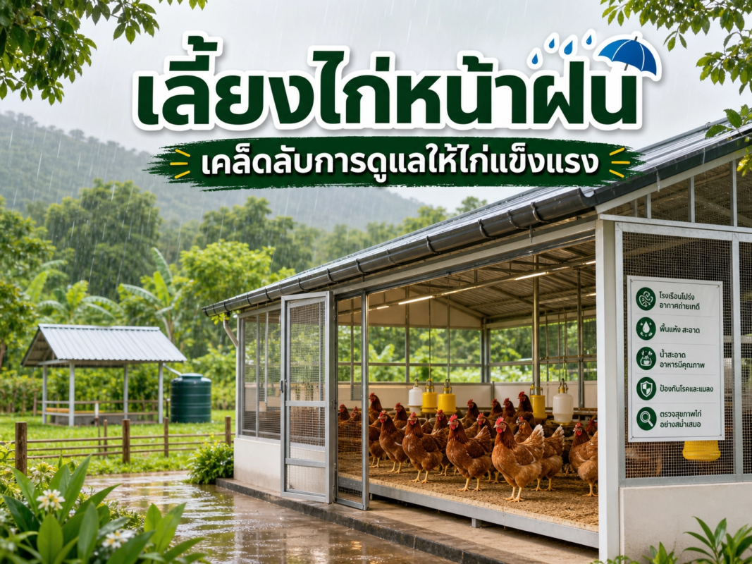เลี้ยงไก่หน้าฝน